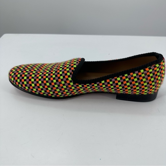 Del Toro Colorful Loafers Checkered Neon Womens 10 - Picture 7 of 11